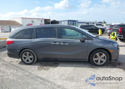 2019 Honda Odyssey Ex-L из США, поврежденный, VIN 5FNRL6H74KB094181